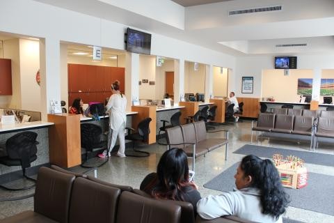 People in waiting room