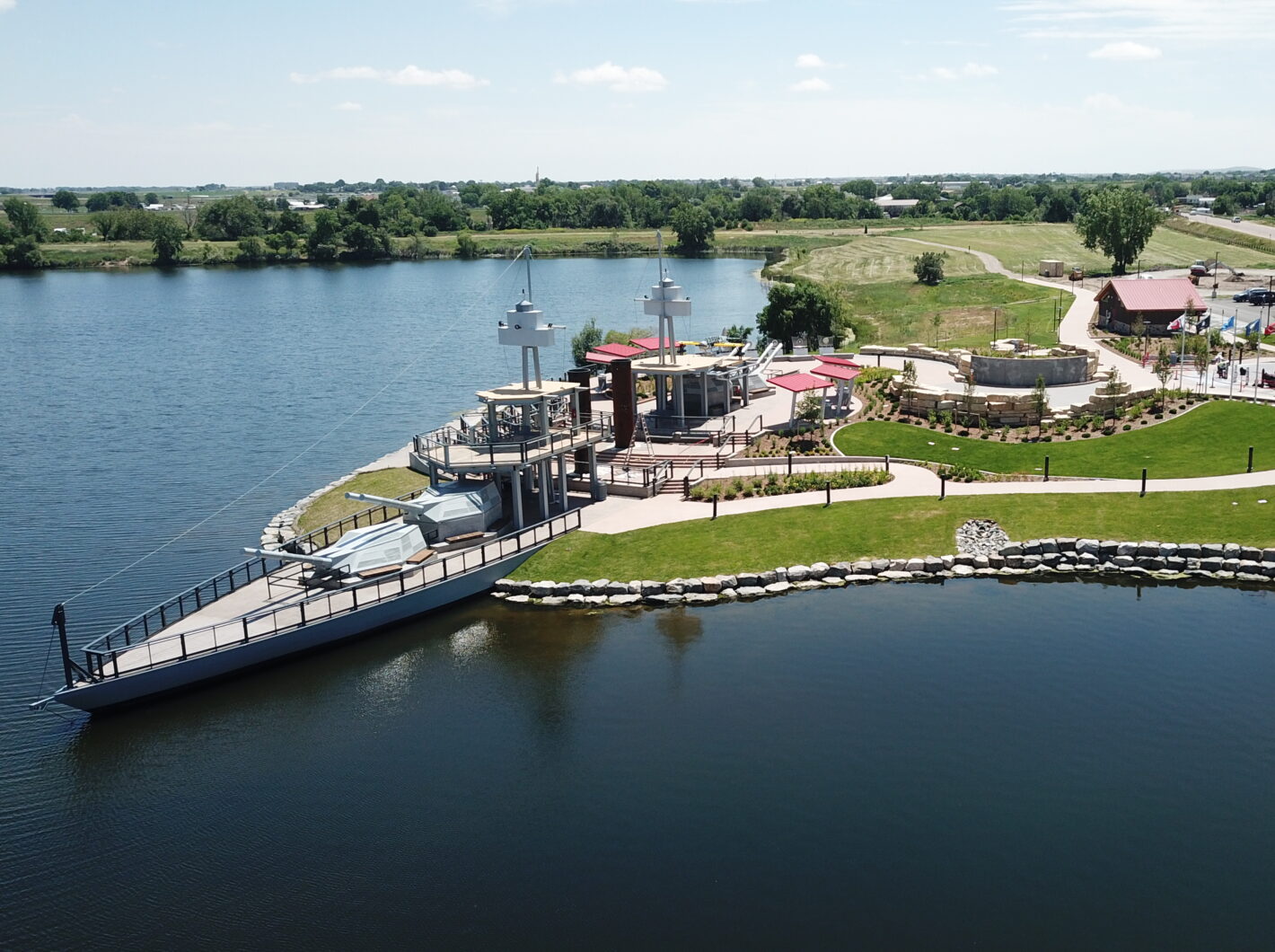 Aerial photo of Riverdale Regional Park