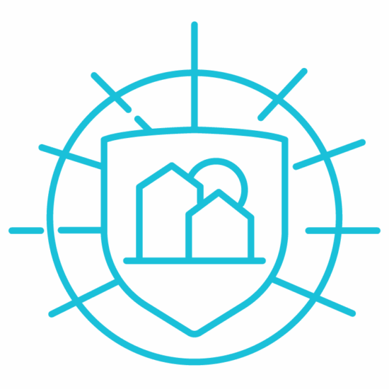 Icon representing Neighborhood Resiliency