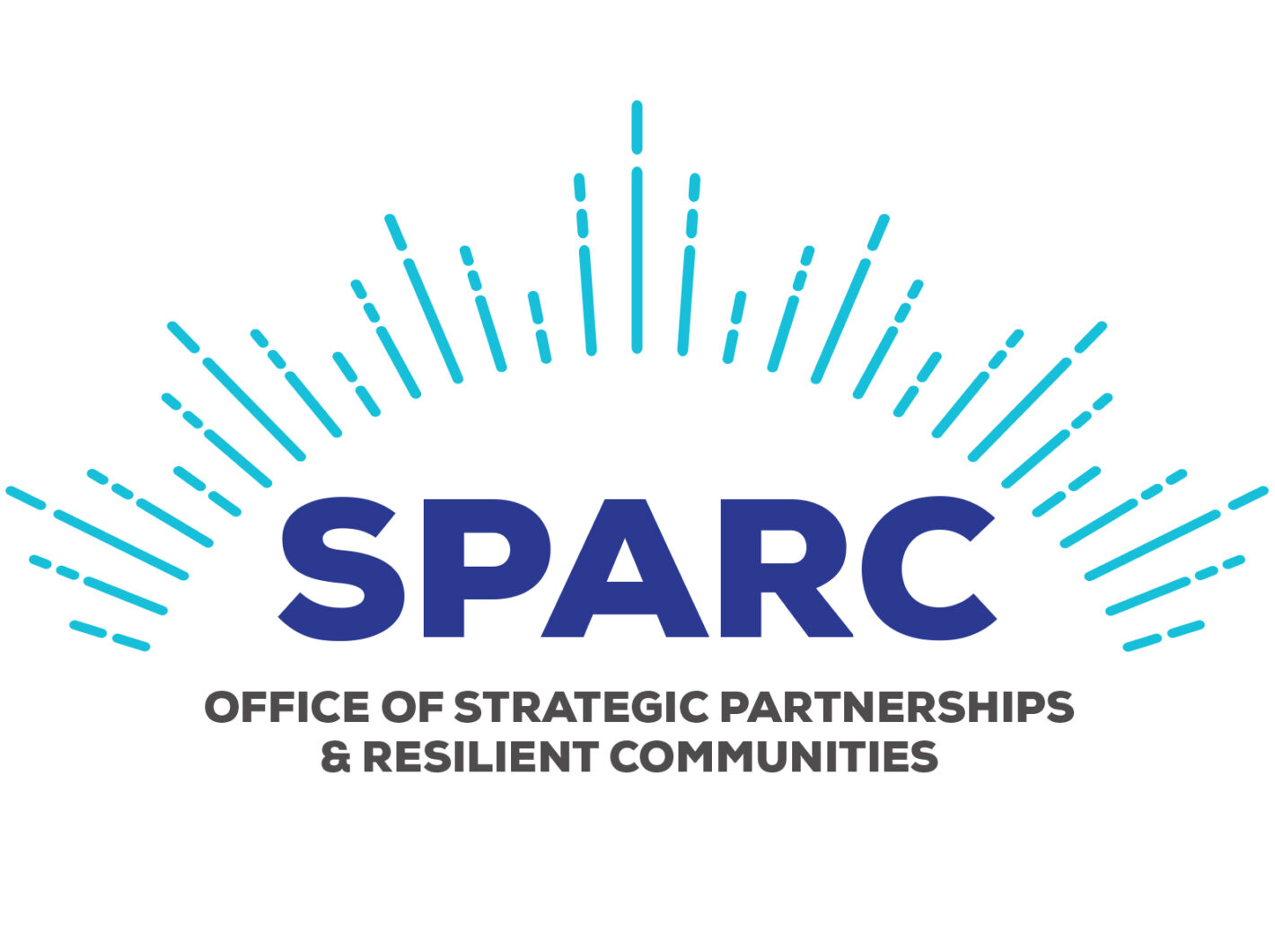 SPARC logo with blue rays; text reads "Office of Strategic Partnerships & Resilient Communities"