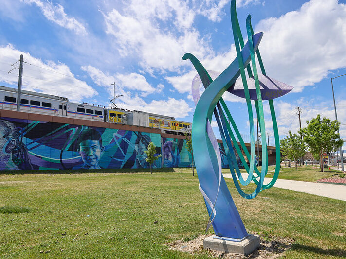 Mural in adams county gateway park